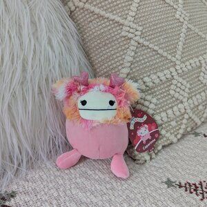 3/$20 5" CAPARINNE THE BIG FOOT VALENTINE'S DAY SQUISHMALLOWS